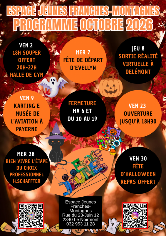 Programme octobre 2026
